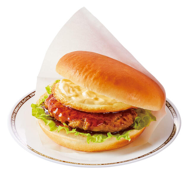 「お月見フルムーンてりやきバーガー」＜価格：750円～820円＞【【コメダのお月見祭】「お月見フルムーンバーガー」がリニューアル登場！ねっとり安納芋スイーツも見逃せない！】