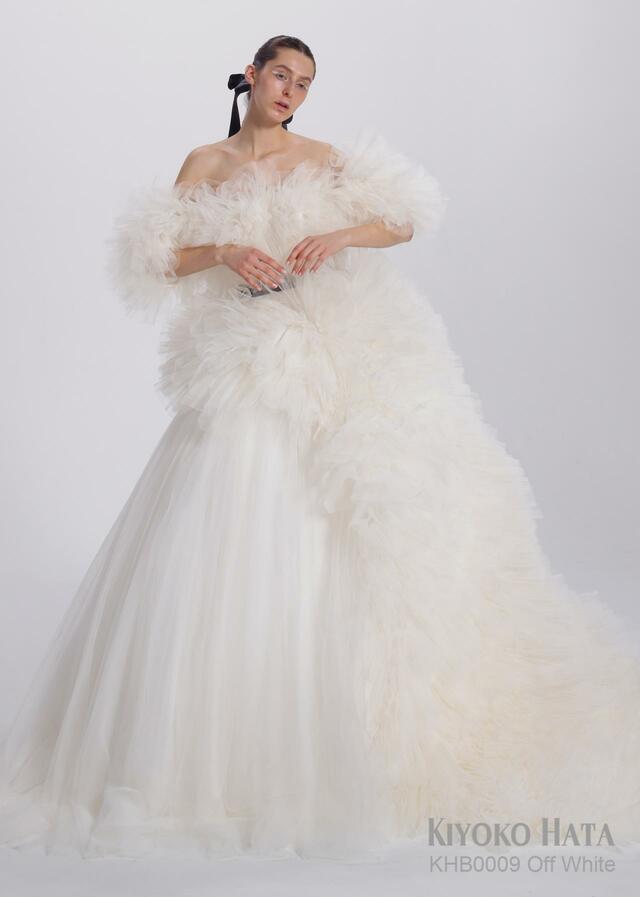 「KIYOKO HATA」新作ウェディングドレス KHB0009_OffWhite
