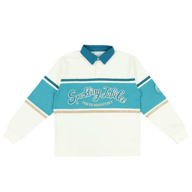 ラガーシャツ 5,000円|「東京ディズニーシー25周年“スパークリング・ジュビリー”」スペシャルグッズ|販売店舗:東京ディズニーシー「エンポーリオ」|発売日:2026年4月8日(水)