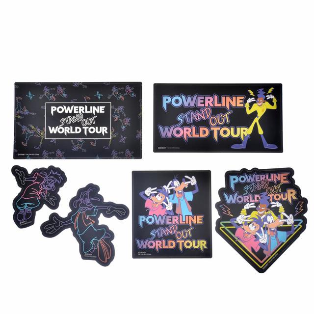 グーフィー、マックス、パワーライン クリアファイル・ステッカー Dance with Goofy 880円