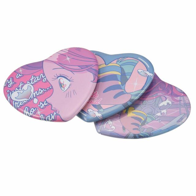 リトル・マーメイド シークレット缶バッジ ときめきマーメイド 440円