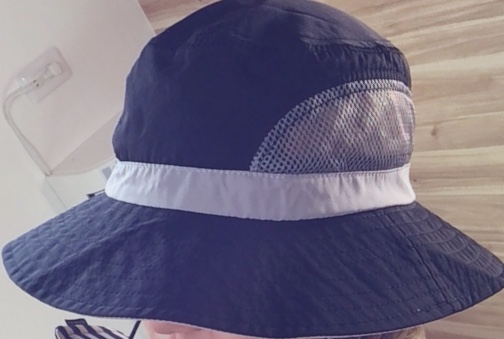 【ワークマン メッシュサファリハット】軽くて長時間かぶっていても快適です
