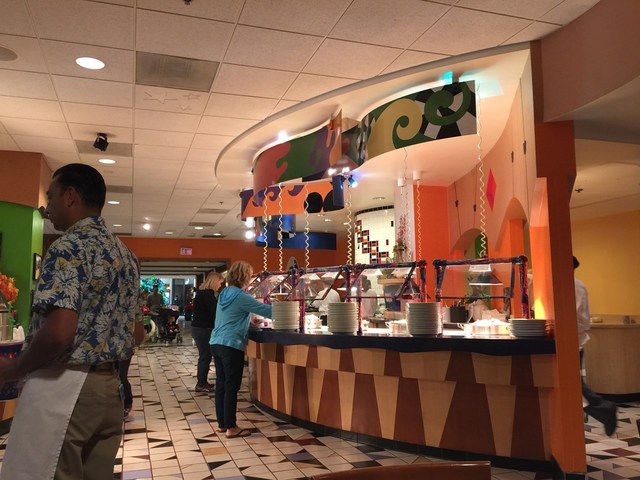 PCHグリル/ブッフェの様子