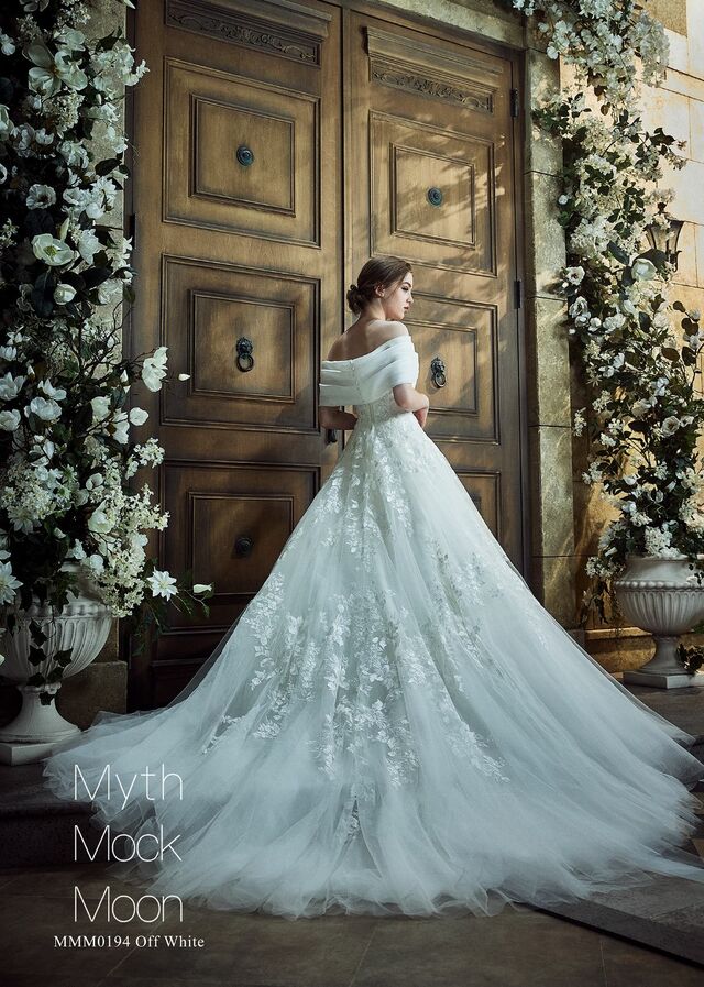 「Myth Mock Moon（ミスモックムーン）」新作ウェディングドレス MMM0194 offwhite