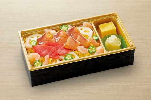 鰤平と鮪の海鮮ちらし重