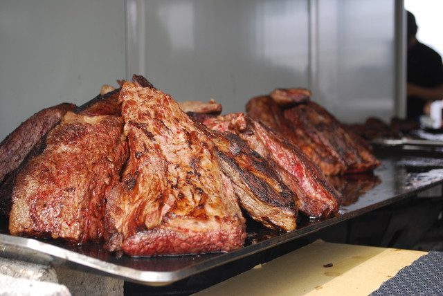 「肉フェス TOKYO 2015 春」／門崎熟成肉 格之進の門崎熟成肉塊焼