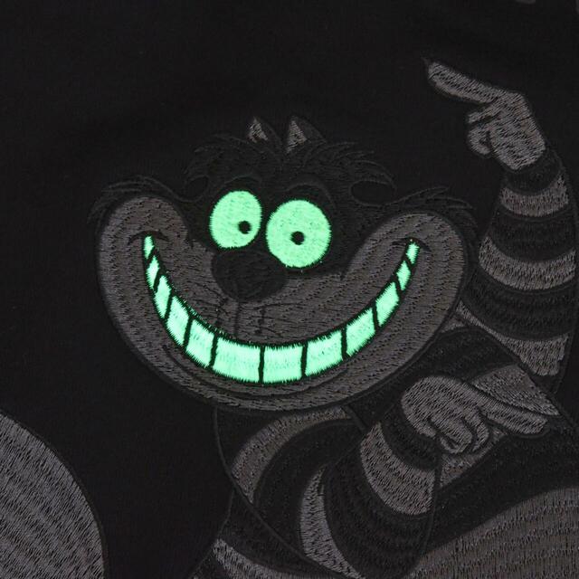チェシャ猫 長袖パーカー 蓄光 ブラック CHESHIRE CAT 11,000円