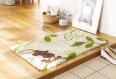 玄関マット ＜ミッキー&リーフ＞ 50×80GN  1,980円（税込）