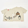 Suicaのペンギン ×OJICO　Tシャツ（カルガモ親子）／子ども用：8Aサイズ 4,510（税込）～／男女兼用S～LL：5,830円（税込）
