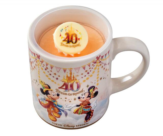 フルーツゼリー＆バニラムース、スーベニアカップ付き 950円｜東京ディズニーリゾート40周年“ドリームゴーラウンド”スペシャルメニュー