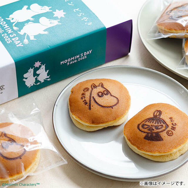 【「ムーミンの日」2025限定グッズ】MOOMIN SHOP ONLINE限定ムーミンの日どらやき(5個入り)(税込1,944円)