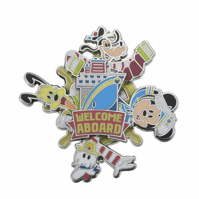 ミッキー＆フレンズ ピンバッジ スピン Disney Cruise Line 1,760円