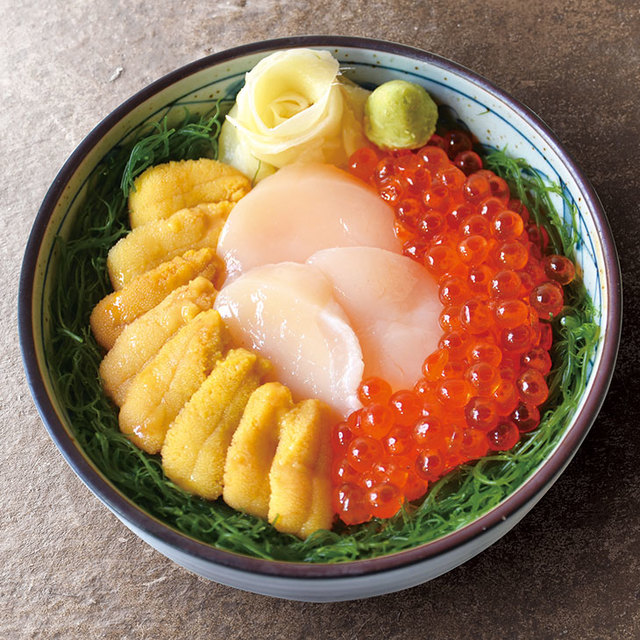 生うに入り三食丼