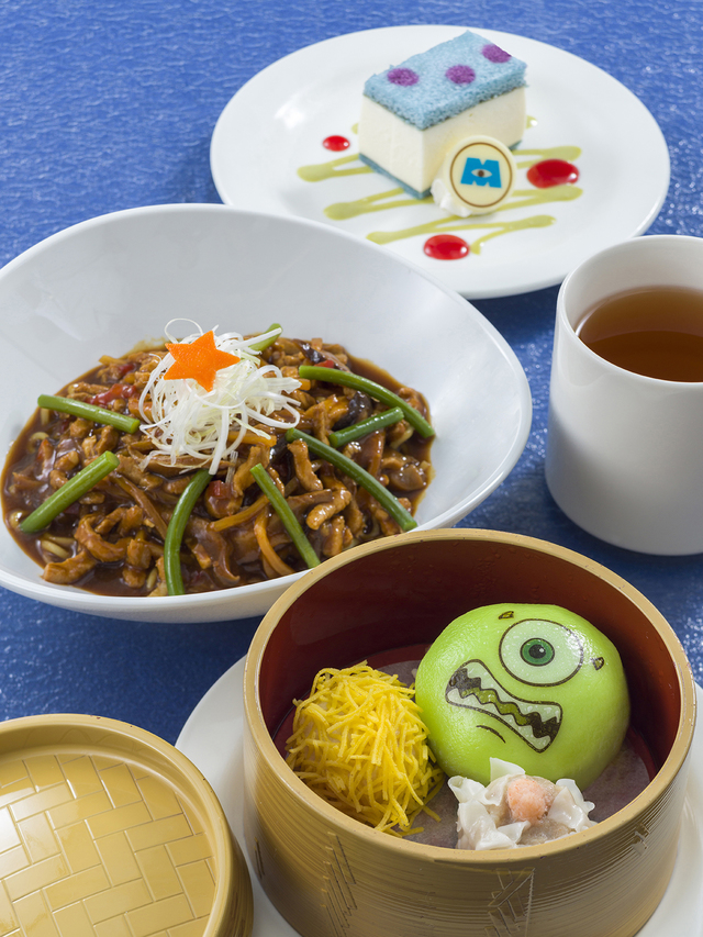 モンスターズ･インク･セット 1,780円｜ヴォルケイニア・レストラン｜東京ディズニーシー「ピクサー・プレイタイム」スペシャルメニュー