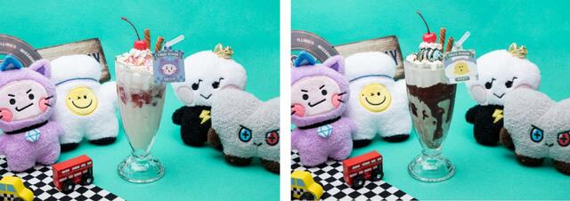 「TRUZカフェ～DINER～」アメリカンシェイク-CHERRY- 1 ,430円、アメリカンシェイク-CHOCOMINT- 1 ,430円（税込）