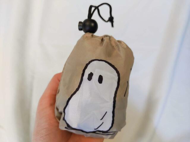 【SNOOPY（スヌーピー）エコバッグ ふせ】手のひらサイズでとってもキュート