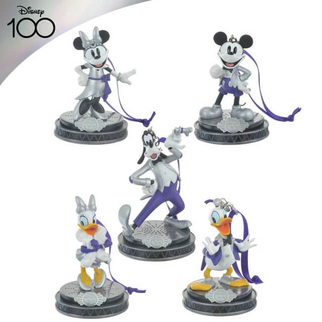 ミッキー＆フレンズ オーナメント セット The Disney100 Platinum Celebration Collection 8,250円