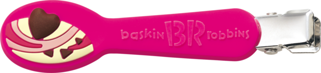 「ラバーヘアクリップ」<サイズ:約6.8cm×約1.6cm>【【電子チケット付き】サーティワンのお得な福袋が今年も登場!「サーティワン福袋2026」は、12月9日よりモバイルオーダースタート!】