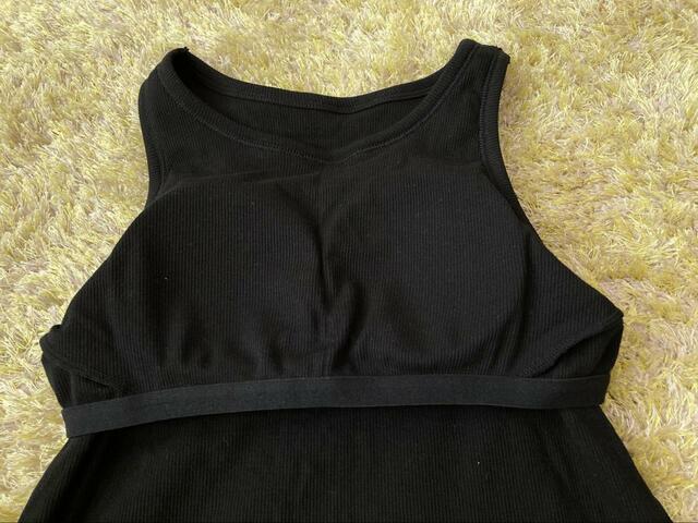 【スリーコインズ アメスリタンクトップ】カラーはブルー、アイボリー、ブラック、ライトグレー、サイズはM、L