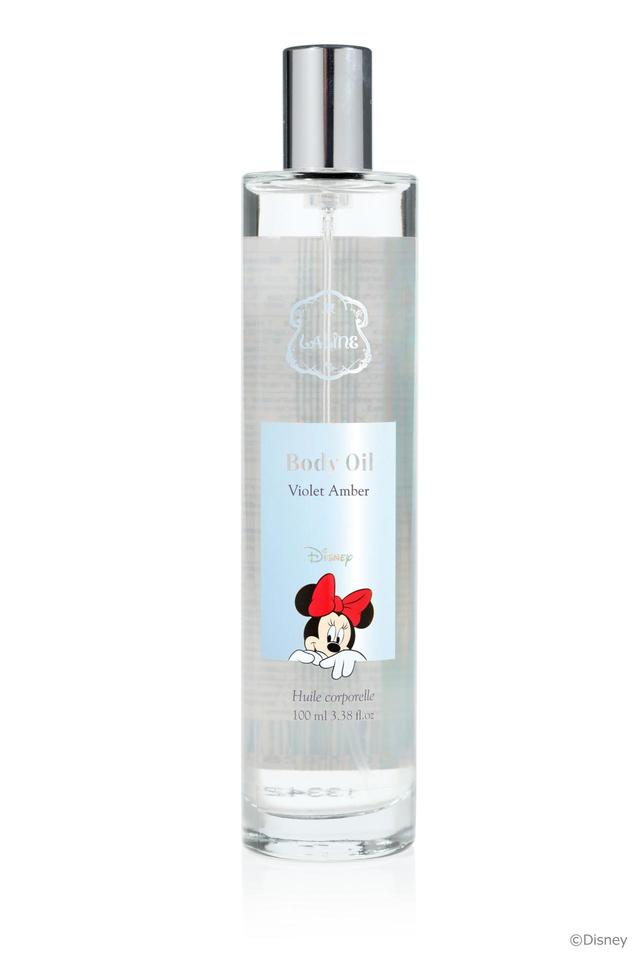 【Laline〈ラリン〉Peek-a-boo Collection】ボディオイル Disney限定デザイン 100ml 3,400円(税込) ©Disney