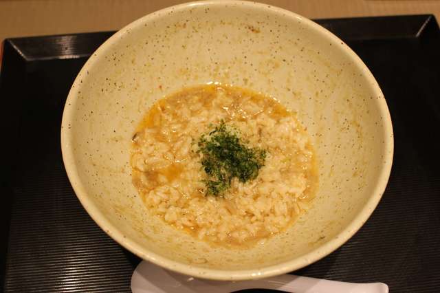 つじ田　味噌の章「替え飯」をスープに投入！