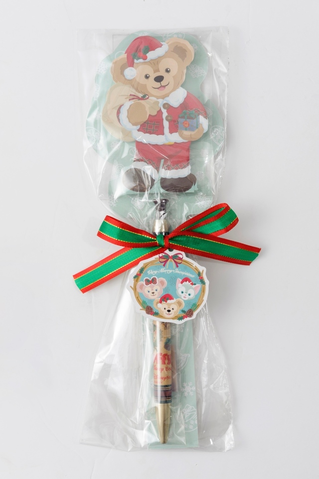 メモ&ボールペン ¥900|ダッフィーのクリスマス(2016年)スペシャルグッズ