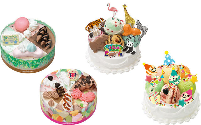 通年販売のほか期間限定も多数ある「アイスクリームケーキ」