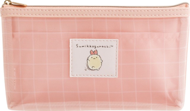 【サンエックス新商品】「メッシュペンポーチ」1,980円/えびふらいのしっぽ