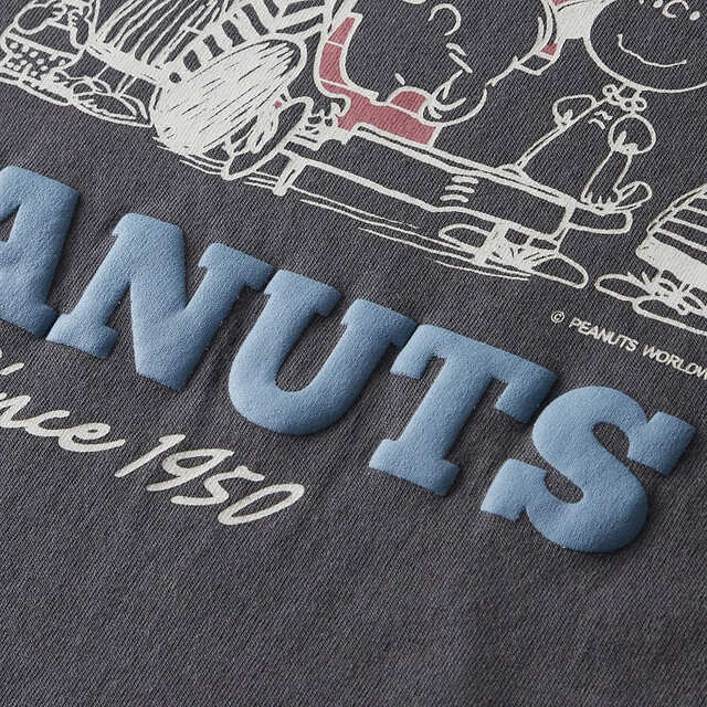 【ベルメゾン×PEANUTS】立体感ある発泡プリント