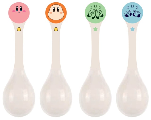【ファミリーマート×星のカービィ】対象商品を買うとオリジナルグッズがもらえる菓子コース　第1弾オリジナルスプーン」全4種