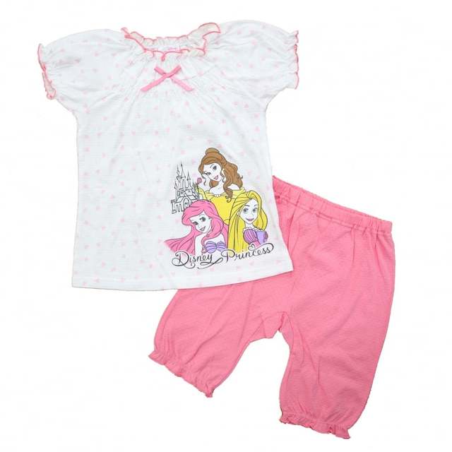 ベビーザらス限定 ディズニー 半袖パジャマ メッシュ フェミニン プリンセス