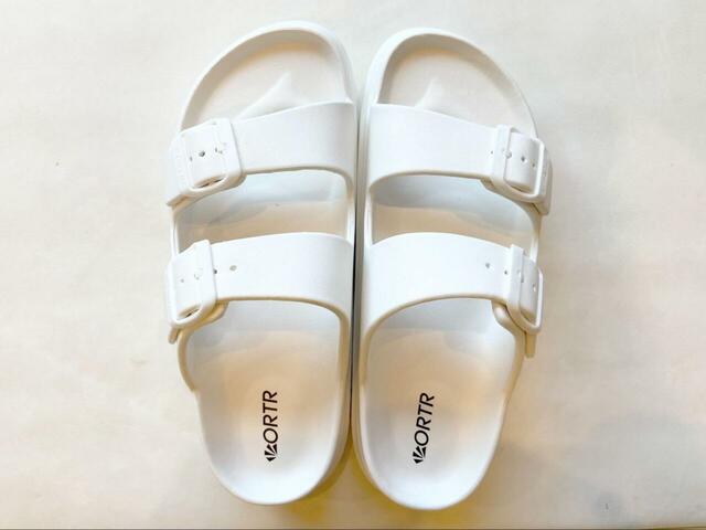 【ORiental TRaffic ダブルベルト厚底サンダル】履くまでにかかる時間はわずか0.2秒！