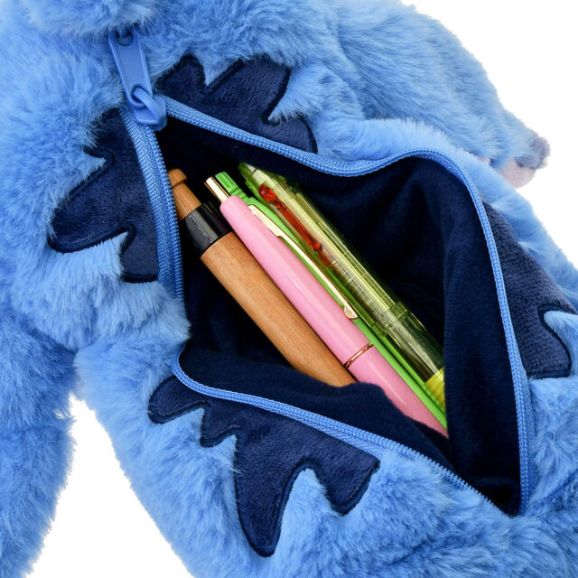 スティッチ&スクランプ 筆箱・ペンケース ぬいぐるみ風 Disney Stitch Day Collection 3,000円