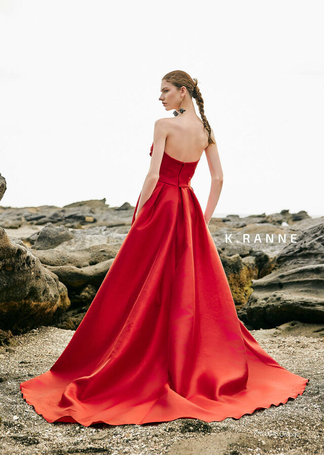 クラウディア|「K.RANNE-クランネ-」新作ウェディングドレス|KNE0048_Orange