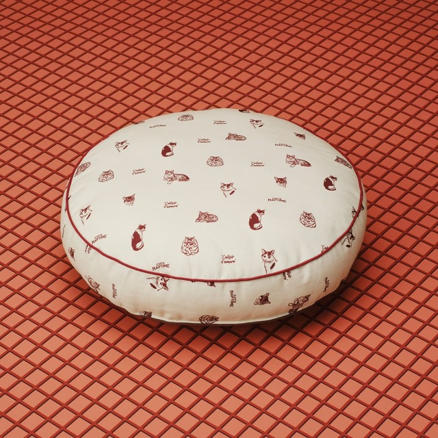 【Afternoon Tea LIVING×Cat’s ISSUE 第11弾】ラウンドクッション ￥3,850