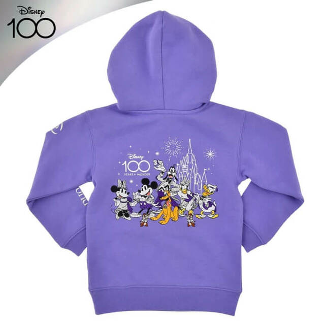 ミッキー＆フレンズ キッズ用パーカー The Disney100 Platinum Celebration Collection 7,700円