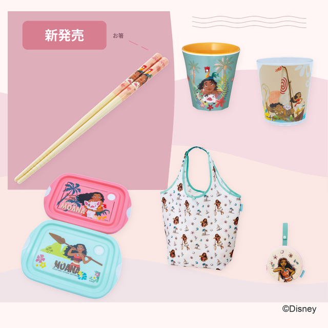 「モアナと伝説の海」シリーズ全5種がスケーターから発売中 ©Disney
