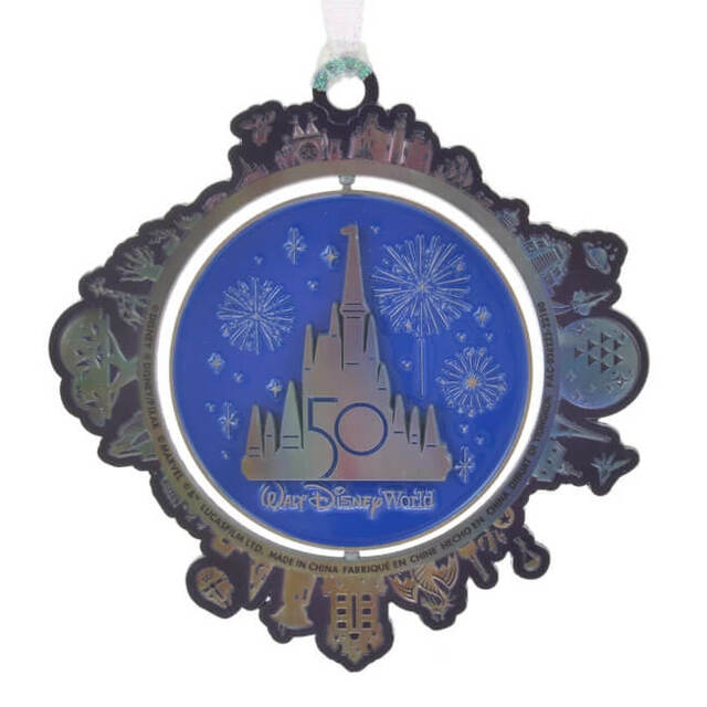 ミッキー＆ミニー オーナメント スピン Walt Disney World 50th Celebration 3,850円
