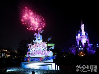 TDR35周年】花火「ブランニュードリーム」TDL絶景鑑賞スポット5