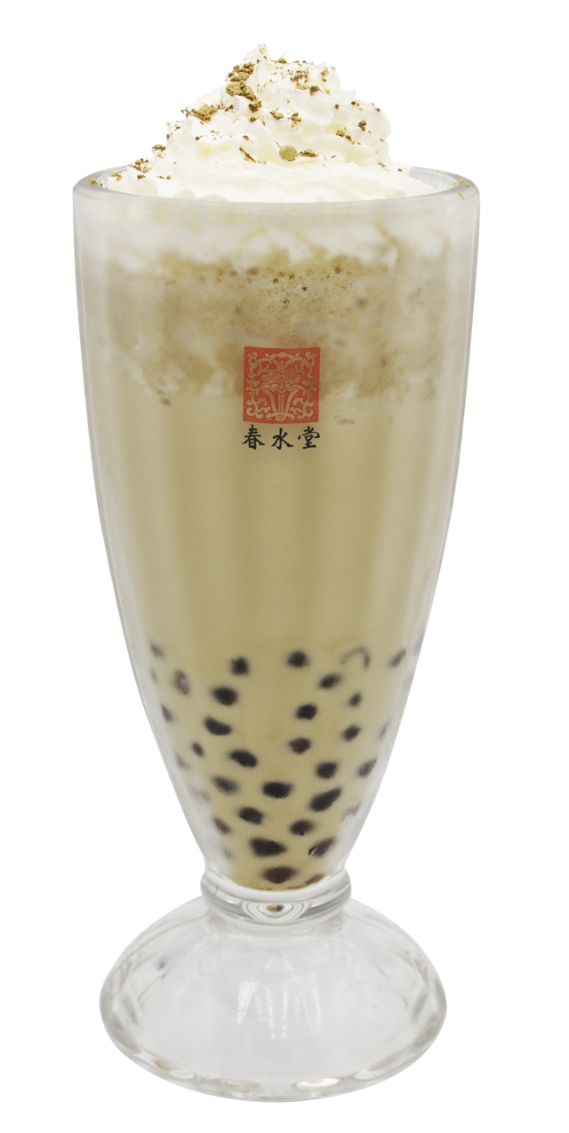 タピオカほうじ茶ミルクティーアイス