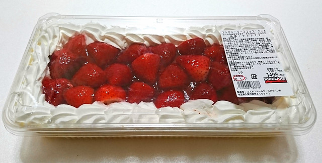 コストコ ストロベリースコップケーキ　約1.5kg　1498円