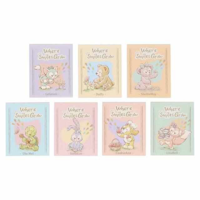 メモセット 2,100円｜ダッフィー＆フレンズの「ウェア・スマイルズ・グロウ」グッズ｜東京ディズニーシー｜発売日：2024年7月1日（月）