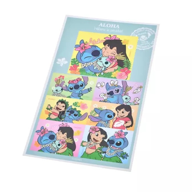 リロ、スティッチ、スクランプ シール・ステッカー プリントシール風 アロハ Sticker Collection 350円