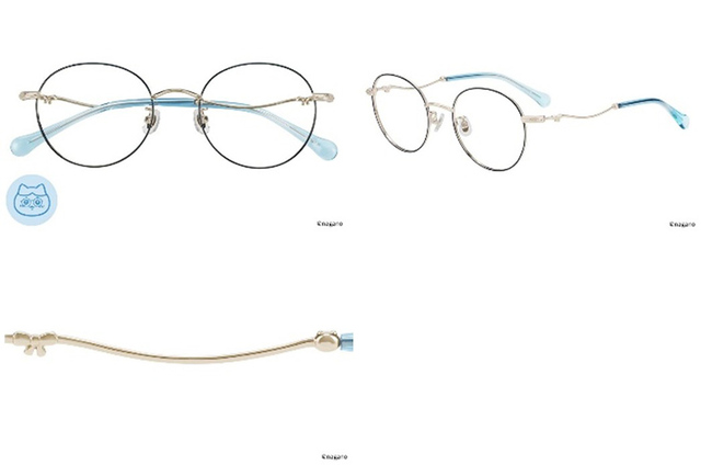 【Zoff×ちいかわ 第3弾】ハチワレモデル/万能デザインのボストンシェイプ 税込12,200円(セットレンズ代込)