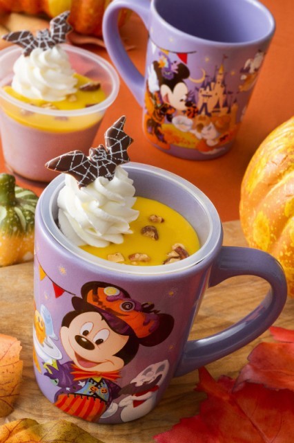 紫イモのプリン、スーベニアカップ付き