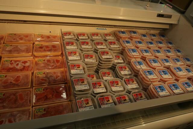 明太子ショップ　加工品もいろいろ