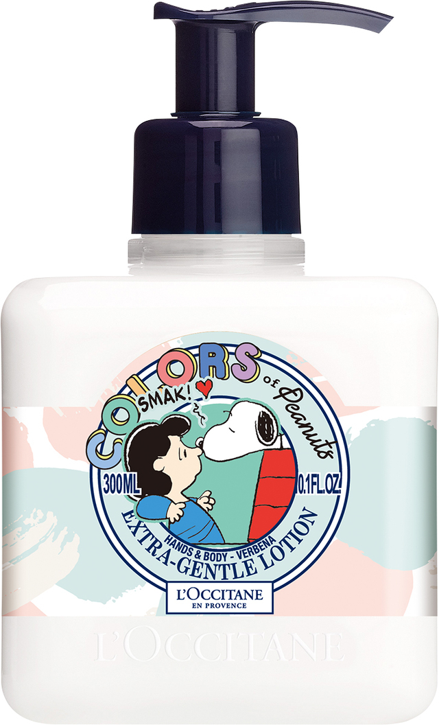 「SNOOPY シア ジェントルハンドローション ヴァーベナ  300mL」4,290円（税込）