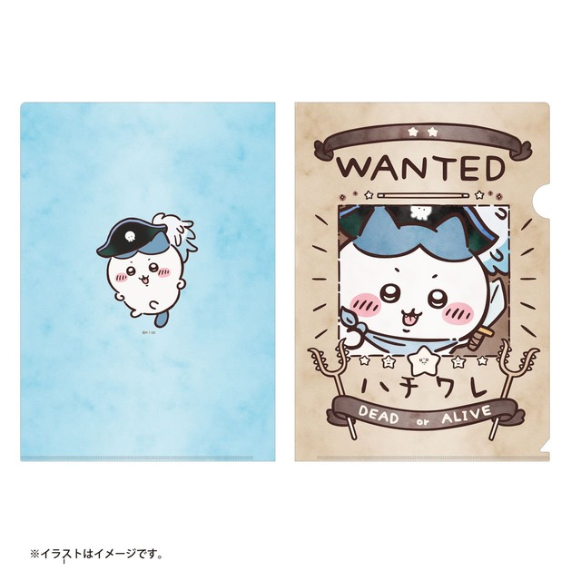 【ちいかわアドベンチャー】「クリアファイル」手配書ハチワレ　￥440