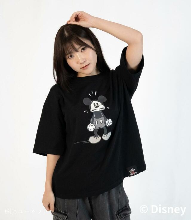 「ミッキーマウス」デザインビッグシルエットTシャツ 6,800円|370-ThreeSeventy