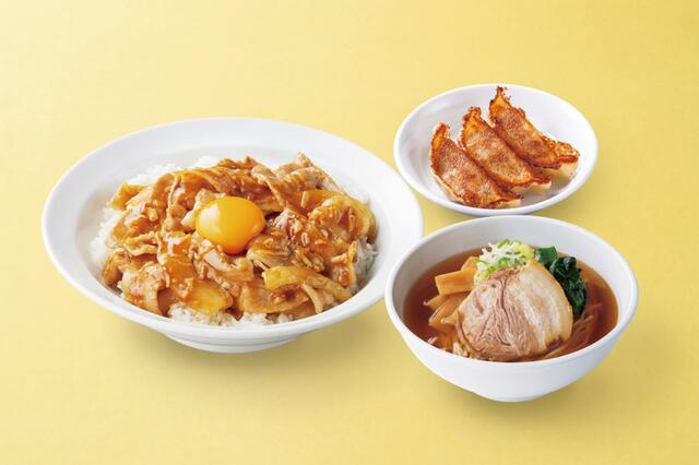 ランチスタミナ丼セット本体価格1,060円（税込価格1,166円）